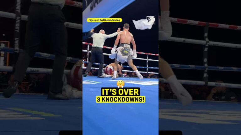 3 knockdowns in under a minute 😳 #shorts