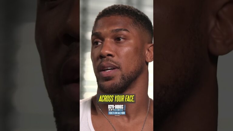The moment Daniel Dubois SHOCKED Anthony Joshua with words 😮🔥