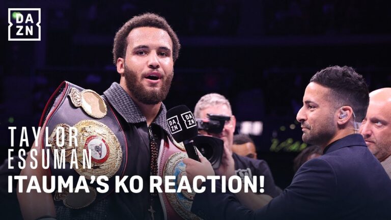 Moses Itaumaâ€™s IMMEDIATE reaction to DEVASTATING KO WIN! 🤯