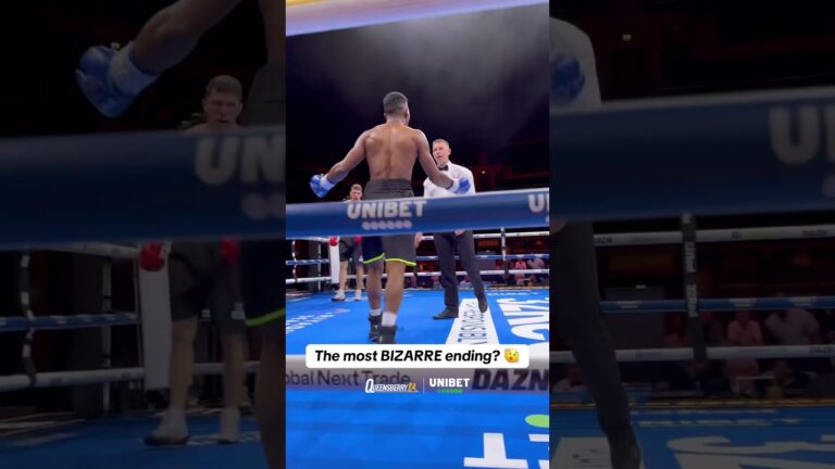 He looked OUT for the count 😮🧨