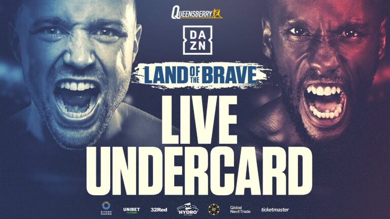 LIVE UNDERCARD! Josh Taylor vs Ekow Essuman – Land of the Brave 🏴󠁧󠁢󠁳󠁣󠁴󠁿 #TaylorEssuman