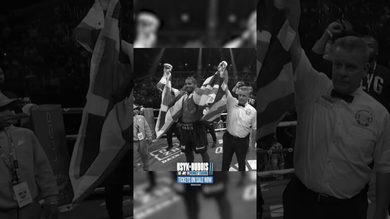 History awaits at Wembley Stadium between Usyk & Dubois ⏳✨