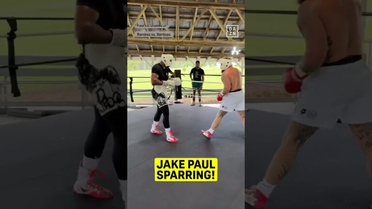 Jake Paul sparring ahead of Chavez Jr. bout! 🔥