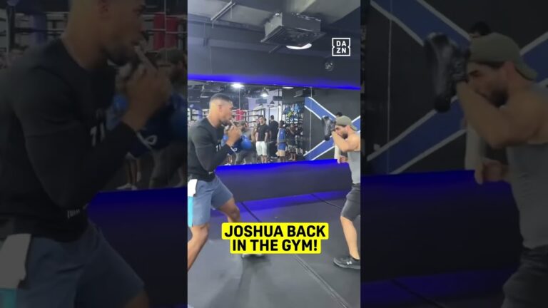 Anthony Joshua is back in the lab 🥊🥼