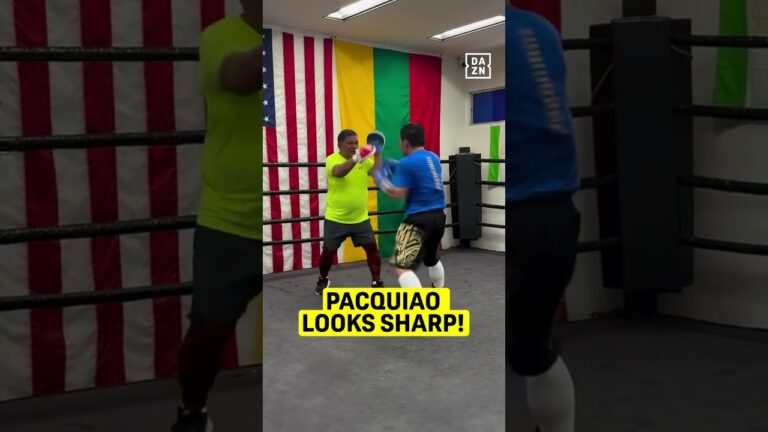 Does Manny Pacquiao still have it?! 👀⚡️