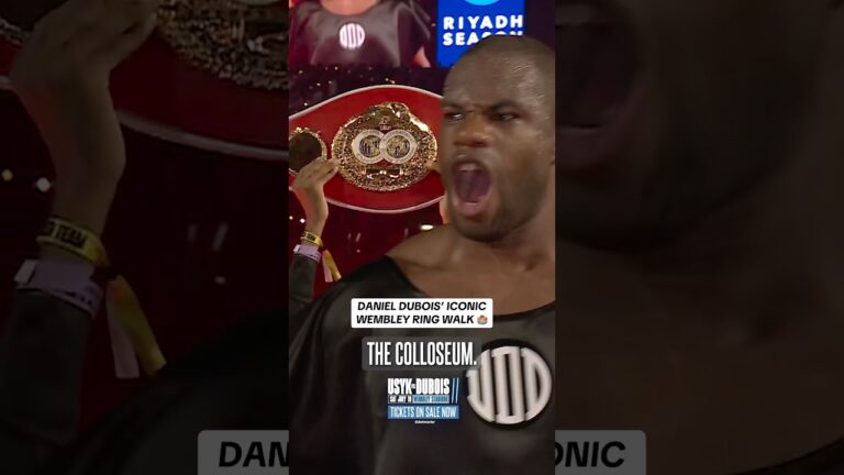 The moment the world knew Daniel Dubois was about to do something  ✨🏟️