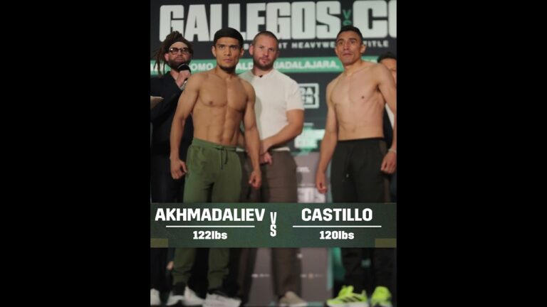 Murodjon Akhmadaliev & Luis Castillo Final Face Off In Mexico