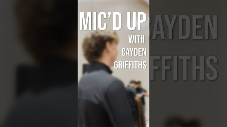 Micâ€™d up Cayden Griffiths for fun and games, until he got hit with the bald head throwback! 💀😂
