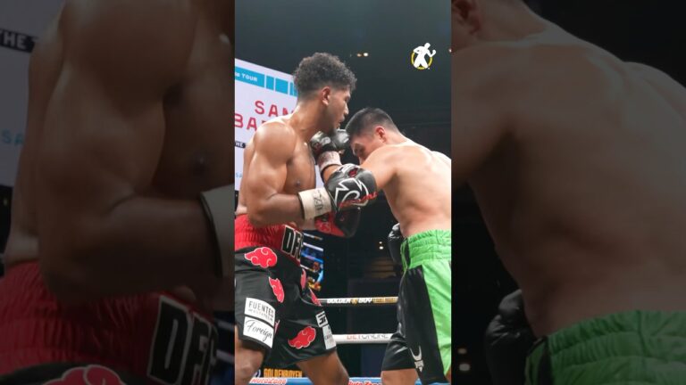 Las Vegas was treated to something SPECIAL tonight! 🎰🔥 Nothing but HEART from both warriors 🥊