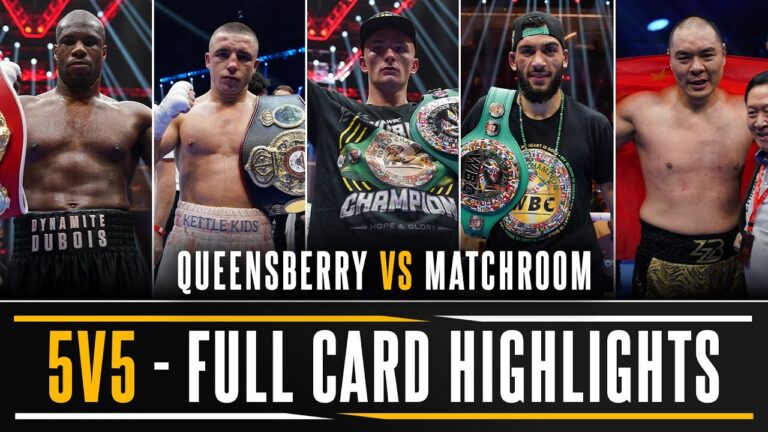 Queensberry ANNIHILATE Matchroom 10-0 at the 5v5 card 👀 | FULL CARD HIGHLIGHTS 🥊