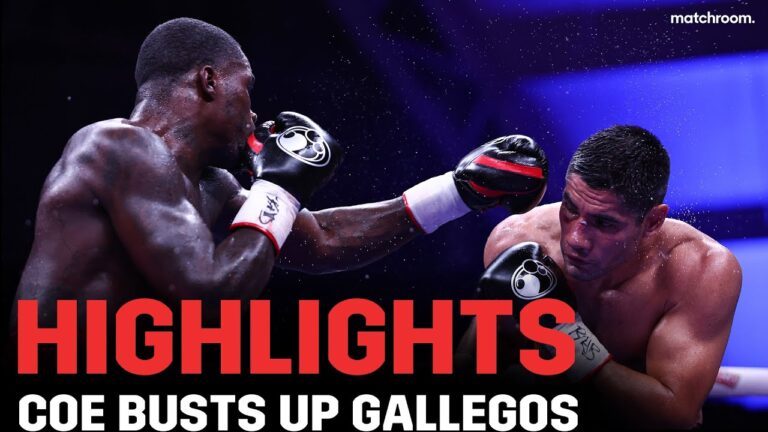 Khalil Coe Scores Revenge Vs Manuel Gallegos With Brutal Jab Masterclass