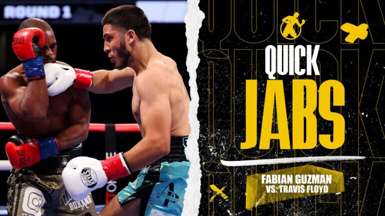 Quick Jabs | Fabian Guzman vs. Travis Floyd #goldenboyfightnight