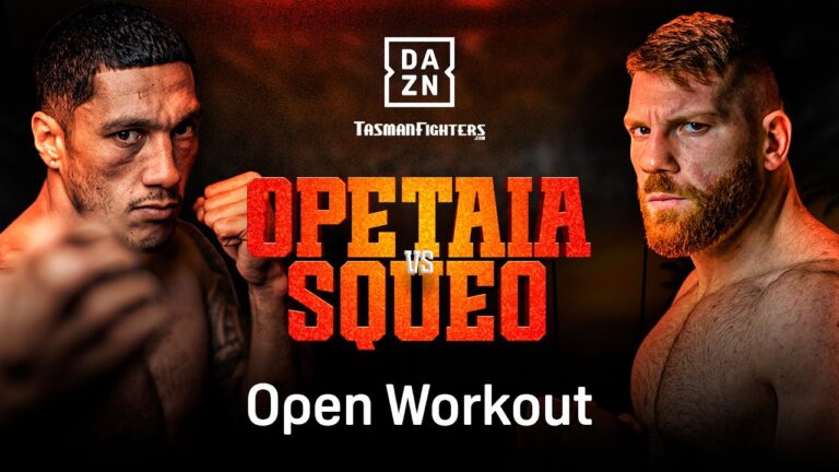 JAI OPETAIA VS. CLAUDIO SQUEO OPEN WORKOUTS LIVESTREAM