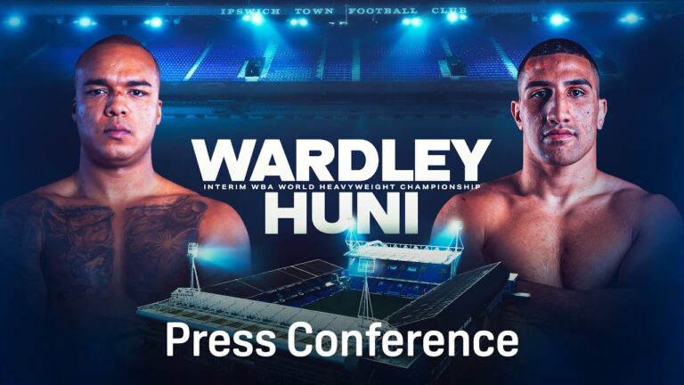 FABIO WARDLEY VS. JUSTIS HUNI PRESS CONFERENCE LIVESTREAM