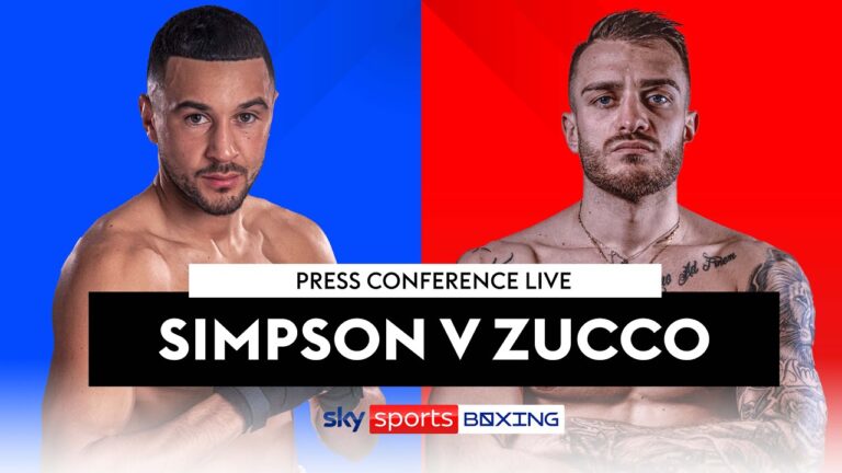 SIMPSON V ZUCCO | Live Press Conference