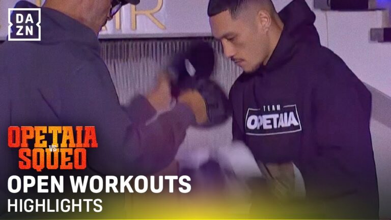 Opetaia vs. Huni open workouts 🇦🇺 #OpetaiaSqueo | June 8 | Live on DAZN