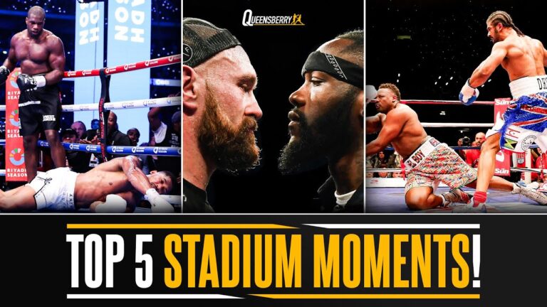 Fury & Wilder KISS? Dubois KOs Joshua & Haye-Chisora CLASSIC 🔥 Top 5 Stadium Fight Moments 🏟️