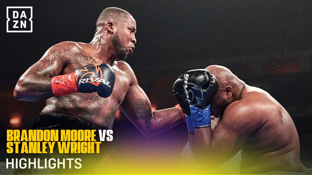 BIG KNOCKDOWN & nasty cut! 🩸 | Brandon Moore vs Stanley Wright | Highlights