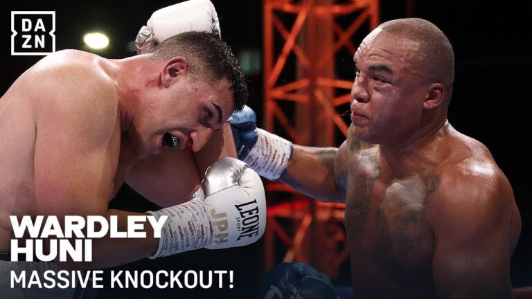 WARDLEY'S MASSIVE KO OF JUSTIS HUNI!!! 🤯