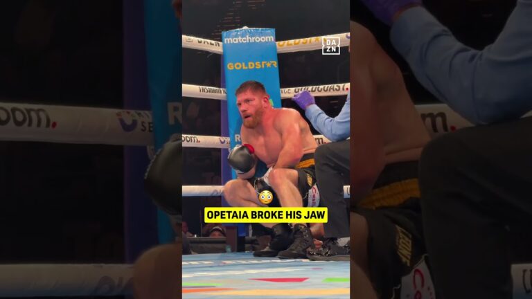 Jai Opetaia broke his jaw 😳 #shorts