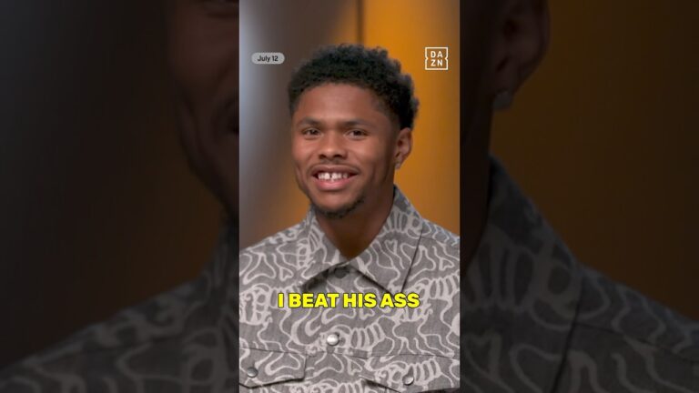 Quickfire questions with Shakur Stevenson ⚡️ #shorts