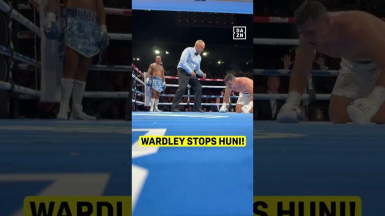 WARDLEY STOPS HUNI! 🤯