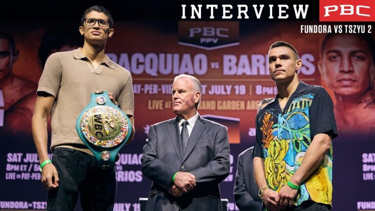 Sebastian Fundora and Tim Tszyu 2 talk July 19 Rematch | Fundora vs Tszyu 2