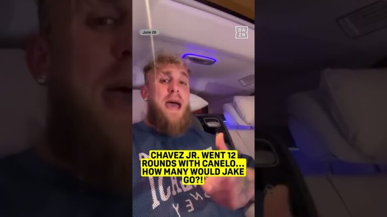 Is Jake ready for Canelo? 👀