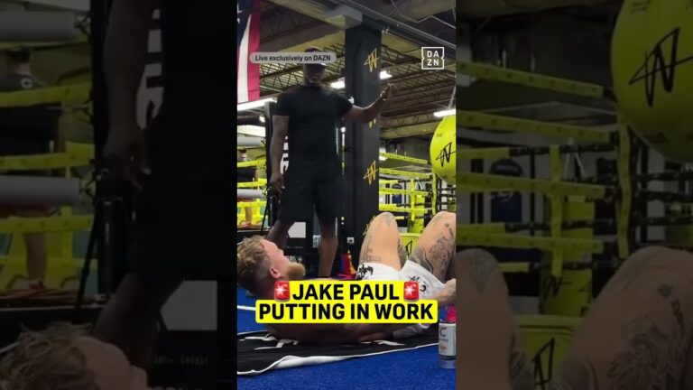 Jake Paul is putting in WORK! 😤