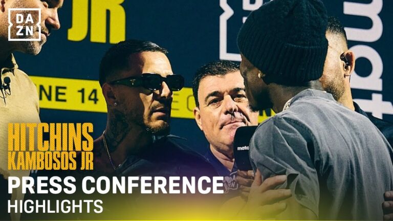 Richardson Hitchins PRESSES George Kambosos Jr. | Press Conference Highlights