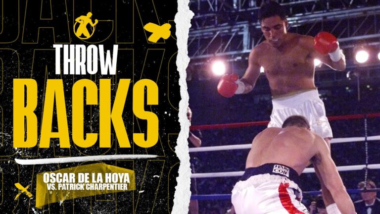 Throwback | Oscar De La Hoya vs. Patrick Charpentier…USA vs. France!