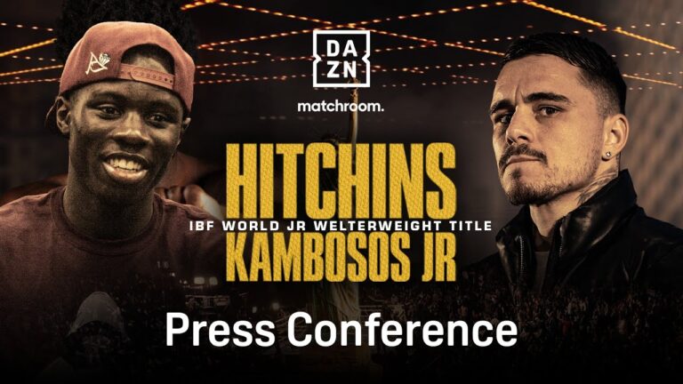 RICHARDSON HITCHINS VS. GEORGE KAMBOSOS JR | PRESS CONFERENCE LIVESTREAM