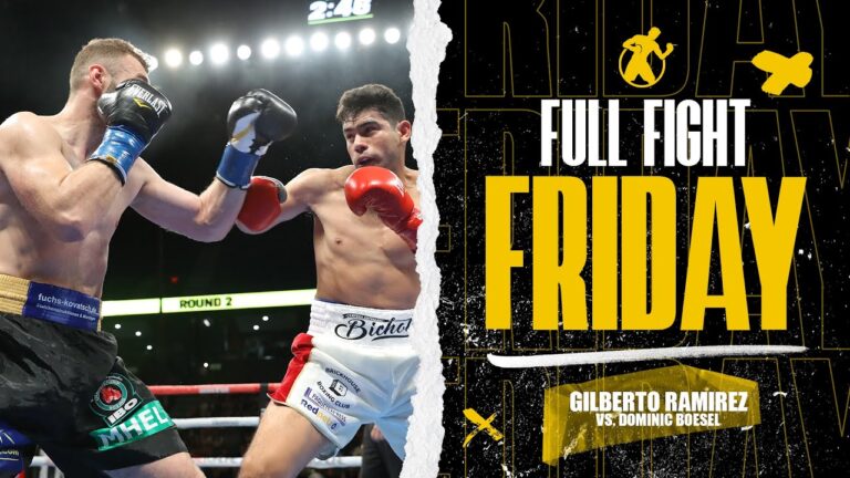 Full Fight | Gilberto “Zurdo” Ramirez vs. Dominic Boesel for the World Title shot!