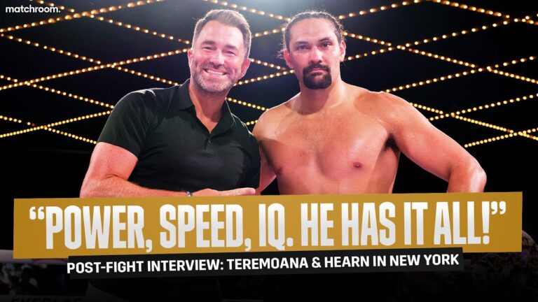 “Future Heavyweight Champ!” – Eddie Hearn Gives Teremoana Teremoana Rave Review After NYC KO