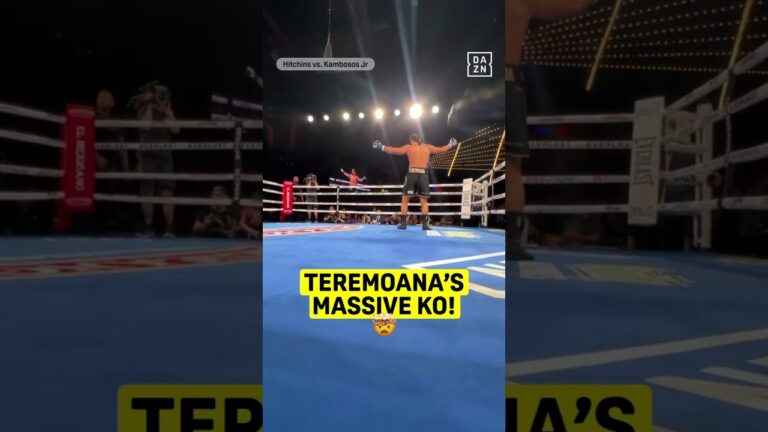 Teremoana Teremoana IS A SAVAGE 🥊💥