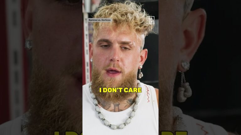 Jake Paul doesnâ€™t mind the critics 😤 #shorts