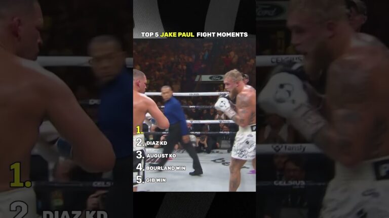 Jake Paul's Top 5 Fight Moments 🔥