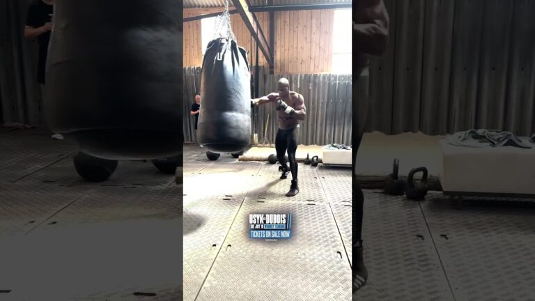 No talk. Just intent. Daniel Dubois is coming to handle business 😤 #UsykDubois2