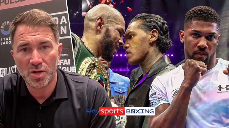 Eddie Hearn gives UPDATE on Eubank Jr v Benn 2 and Anthony Joshua's RETURN!