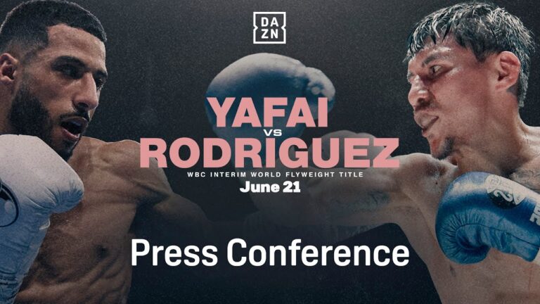 GALAL YAFAI VS. FRANCISCO RODRIGUEZ PRESS CONFERENCE LIVESTREAM