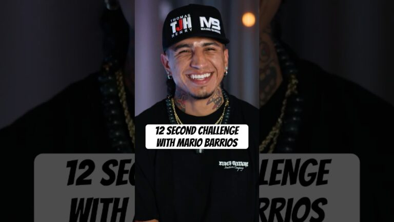 Mario Barrios Takes the 12 SECOND CHALLENGE