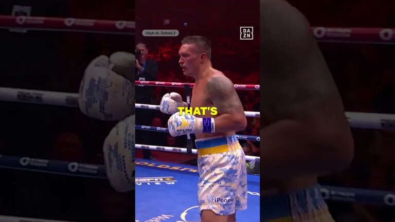 Why Oleksandr Usyk has NEVER been dropped 💪 #shorts
