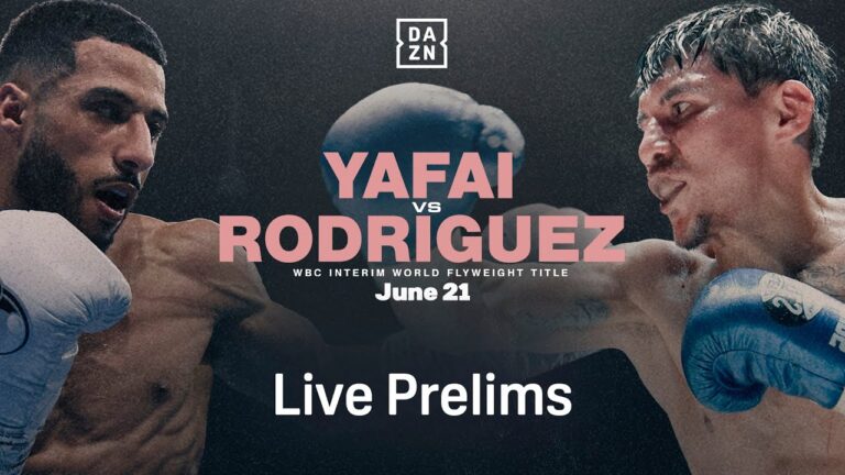 GALAL YAFAI VS. FRANCISCO RODRIGUEZ BEFORE THE BELL LIVESTREAM