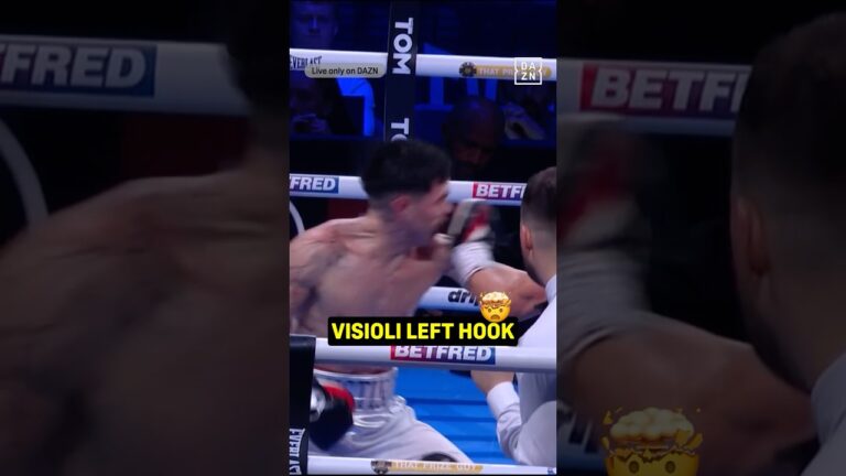 Visioli gets the knockdown in the final round 👏#YafaiRodriguez | Live NOW on DAZN