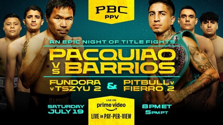 Pacquiao vs Barrios PREVIEW: July 19, 2025 | PBC PPV on Prime Video