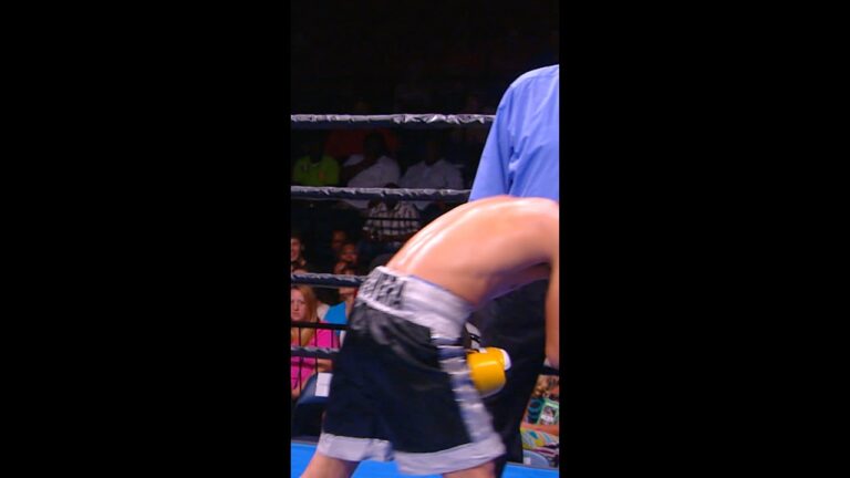 Mario Barrios delivers KO, sends opponent through the ropes