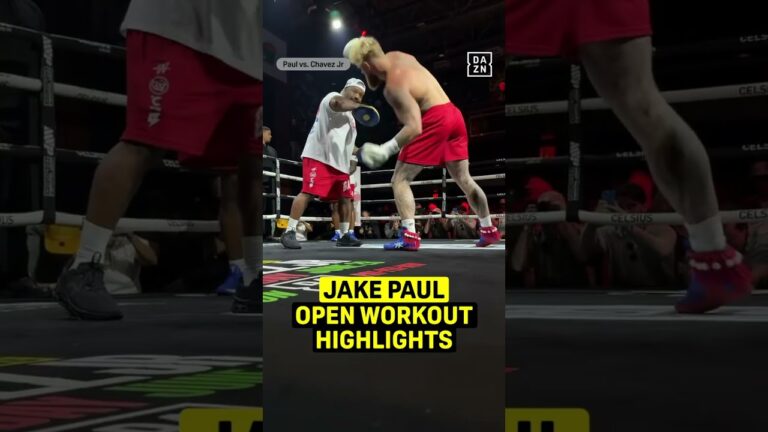 Rate Jake Paulâ€™s open workout 👀🥊