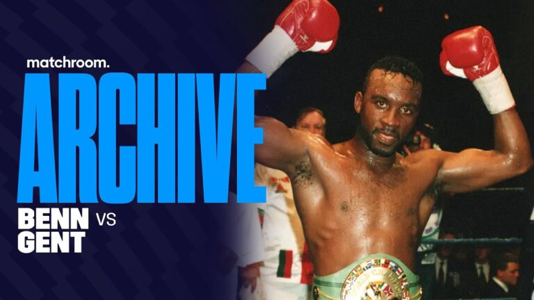 Nigel Benn vs Lou Gent | Full WBC Title Fight | Matchroom Boxing