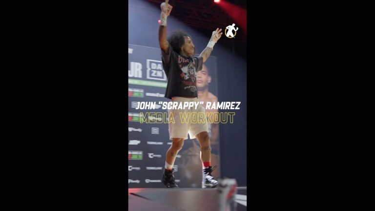 SCRAPPY Ramirez in the ring!