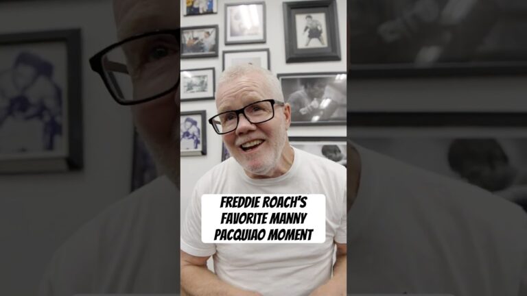 Freddie Roach Reveals His Favorite Manny Pacquaio Moment